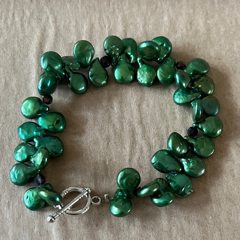 Freshwater Pearl Bracelet Swarovski Crystal